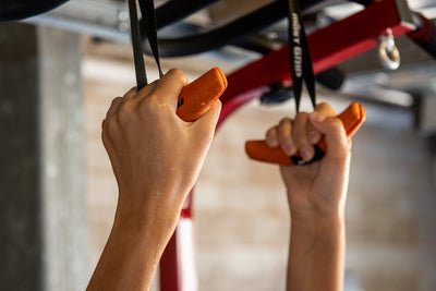 Silicone ergonomic grip with straps. Natural grip positions.neutral grip position. Relieve joint stress. Non-Slip Adjustable strap length. Angles 90 Gym+handles gym+grips gym weightlifting arms strength sling trainer pullup+handles ergonomic+design, protect+hands, gym+arthiritis, exercise+arthiritis, orange+grips