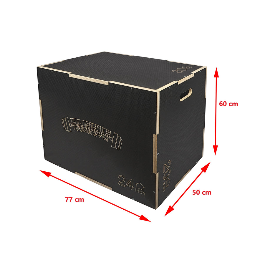 JUMP BOX 3 in 1 wooden Plyo Box Aussie Home Gym